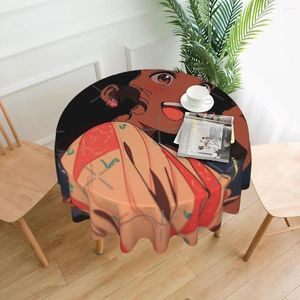 Tale da mesa Vamos comemorar a Independence Lofi Towloth 60inin Diâmetro de 152 cm de borda decorativa à prova d'água