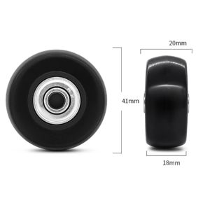 2st Universal Swivel Bagage Suitcase Wheel Replacement Caster Bagage Wheel Replacement Bagage Accessories