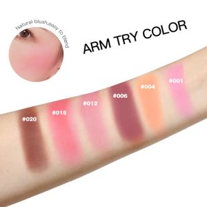 Matte Embossed Blush Natural Cheek Rouge Eye Shadow Facial Palette Powder Makeup Lasting High Coverage Waterproof Women Cosmetic