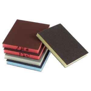 2 pcs Saging Sponge Block Pad pad di levigatura di alta qualità Set di carta vetrata Strumenti abrasivi assortiti.