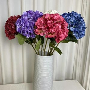 Decorative Flowers Artificial Plants Single Large Bolivian Hydrangea Camellia Home Garden Decorate