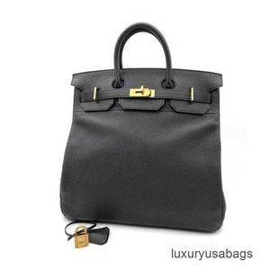 Bolsas de alta capacidade de designer de 50 cm bolsa de coleta de bolsa grande 50 cm de couro costurado de couro hac wn-ug0z