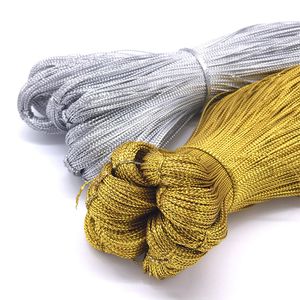 Ubrania znaczniki wisząca lina plastikowe koraliki etykiety etykiety złotą gwint sznurka poliestrowego sznurka odzieżowa pętla krawatowa nić