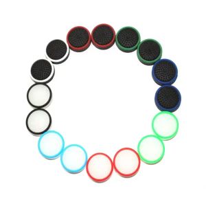 Analog Joystick Thumb Bust Grip Cap Silicone Non Slip para PS2 PS3 PS4 PS5 One 360 Xbox Series x Switch Pro Noctilucent Skin