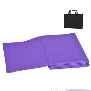 Tappetino da yoga non slip piegabile per esercizio fisico, fitness in palestra, forniture di pilate