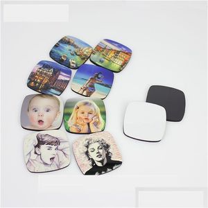 Magneti frigorifero MDF per sublimazione colorante Sublimation Legno di trasferimento a magneti personalizzato Stampa di consumo blank fai-da-te forniture dropfv dhpfv di dhpfv mix