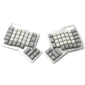 Zubehör ymdk Kirschprofil Dicke PBT Top -Print Ergodox Keycap Set für Ergo Ergodox Tastatur kostenloser Versand