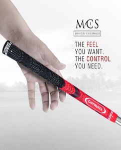 MCS Rubber Golf Grips Standard e Mid -Size Multi Compound Cord 1PCS8096111