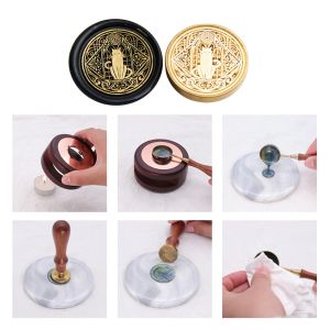 Crown Lotus Stars Sealing Wax Stamp Head 3D Embossed Wax Seal Stamp For Scrapbooking Cards Envelopes Gift Packaging