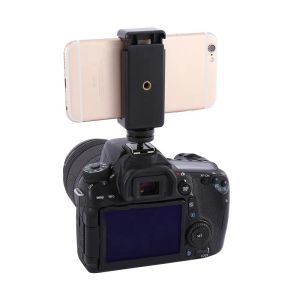 Black Screw Tripod Mount Clip For DSLR Camera Phones Accessories Adapter Phone Holder Hot Shoe