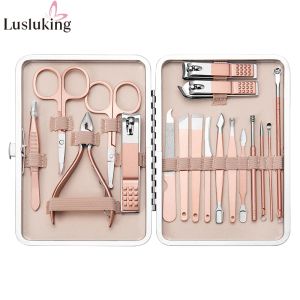 Kits Nail Clipper Manicure Set High Quality Stainless Nail Cutter Pedicure Scissor Cuticle Nipper Nail Tools Personal Care Kit