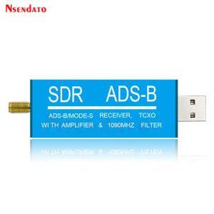 Radio RTL2832U ADSB ModeS USB SDR TV Receiver Builtin RF Amplifier 1090MHz Bandpass Filter Radio SDR Band TV Scanner Tuner Stick
