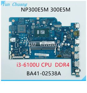 Mãe Ba4102538a BA9217423A PrainBoard para Samsung Np300e5m Np300e5l Np3500el Laptop Motherboard com i3 i5 i7 cpu ddr4 uma 100% trabalho