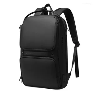 Backpack Unique Multi-Layer Space Business 15.6 Laptop Backpacks Teenage USB Type-c External Charge Waterproof Traval
