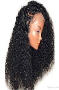 Brazilian Lace Wig With Baby Hair Long Curly Virgin Brazilian Glueless 13x4 Deep Part Lace Front Curly Human Hair Wigs Full Ends9629517