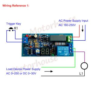 Digital LED Display AC 220V 230V Trigger Countdown Time Relay Switch Slå på/av fördröjning Timermodul