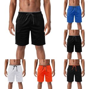 Men's Shorts Male Spring Summer Beach Wedding Sports Running Short Workout With Zipper Pockets