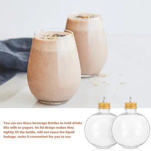 Vases 10 Pcs Crafts Christmas Spherical Bottle Clear Baubles Juice Bottles The Pet Water