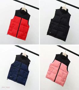 Men039s Face Vest Down Coat Coat Cotcoat Designs Kids Winter Vests bodywarmerチョッキジャケットパフ屋外の暖かい袖なしFEA4643278