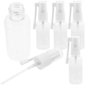 Depolama Şişeleri 5 PCS Burun Sprey Şişesi Burun Püskürtücü Konteyner Tutucular Seyahat Alt Şişeler (30ml)