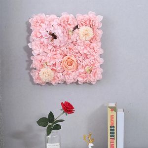 Decorative Flowers Artificial Flower And Plant Background Romantic Diy Christmas Decoration Wedding Birthday Party Store Wall Panel