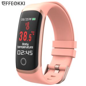 Armbänder 2022 Premium Smartwatch Frau Körpertemperatur verbundenes Armband Xaomi Sport Erwachsener Luxus Xiomi Schrittzähler Frauen Smart Watch