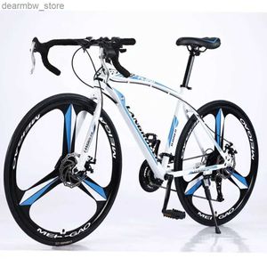 Cyklar MacCe Brand Manufacturing Road Bike 21Speeds 26 -tum Aluminiumlegering Dual Disc Brakes Road Bicyc For Man Cycling MTB L48