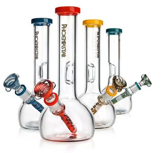 Phoenix Gourd Beaker Base Water Bongs Smoking Pipes Glass Water Pipes Glass Bong Dab Rig Catcher Thick Material For Smoking 8" Bongs With Colorful Downstem & Bowl