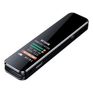 Spelare Digital Voice Recorder Portable Activated Audio Recorder 1536kbps HD Inspelning MP3 -spelare för föreläsningar Möten Klassintervju