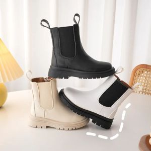 Boots Children Chelsea Boots Kids Girls Martin Boots Casual Atrumn Winter Pu School School Boy Shoes Fashion in Snow Boots 2021 New
