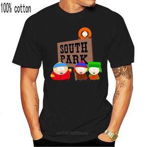 Sign Cartman Stan Kyle Kadın Tişört Siyah Boyutlar S2XL 63454703515 Retro O Boyun Tee 240409