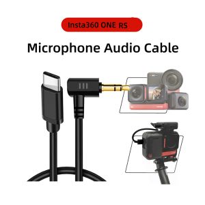 Accessories For Insta360 ONE RS 20cm Microphone Audio Adapter Cable Camera Accessories