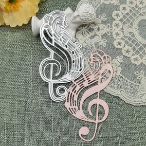 Nota Metal Mold Cutting Die Handicrafts Scrapbook Repositing Die Cutting Foto Card de papel