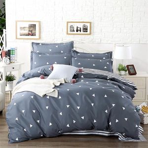 Hurtowa jakość niebieska różowa fioletowa kołdra Zestaw pościeli King size Flaming Duvet Cover Zestaw+płaski łóżko+poduszka 40