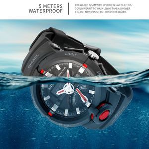 SMAEL Brand Men Moda Casual Electronics Wristwatches Relógio Display Digital Sports Outdoor Sports Relógios 1637283N