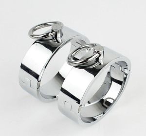 Feminino Circular Metal Hands Bondage Restrant Slave Hand BDSM Sex Toys para o casal D181101016131151