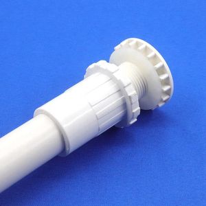 1st White I.D 20 ~ 50mm PVC Pipe Straight Aquarium Fish Tank Connector Home DIY Vattenförsörjningsrörsavloppsbeslag Dränering Joint