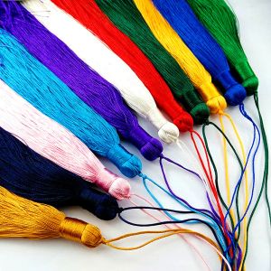 1pcs 50cm Overlongth Silk Püskül 50cm Saçak Trim Craft Püsküller Fırça Dikiş Perdeleri Takı Aksesuarları DIY Düğün Dekorasyonu