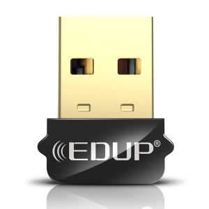 Карты EDUP EPAC1651 USB Wi -Fi Adapter 650 Мбит/с двойной полосы 5G/2,4 ГГц внешней беспроводной сетевой карты Wi -Fi получатель для ноутбука для ноутбука