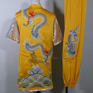 Beautiful Embroidery Changquan Nanquan Suit Tai Chi Uniform Kung fu Jacket and Pants Need Your Measurements Unisex