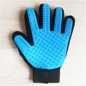 Pet Glove Cat Grooming Glove Cat Hair Deshedding Brush Gloves Dog Check для кошек для ванны чистая массаж для снятия волос щетка