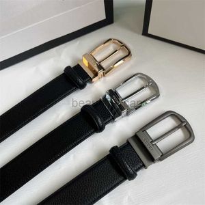 Designer Men's Belt 3 Styles Women Black Leather Belt Designer Business Belts Luxury Jeans Suit Midjebältet Högkvalitativt midjeband