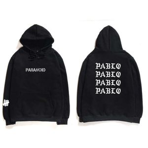 2019 New Club Brand Hoodie Sweatshirts Women Paranoid Letter Print Hoodies Men West Hooded Hooded Hoody Hoodi Hoodie Hoodie 687 425