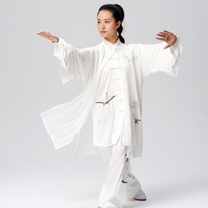 Chinese Tai chi clothes Martial arts garment taiji uniform wushu outfit performance suit for men women boy girl kids adults