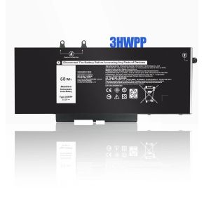 Batterie di sostituzione del prezzo di fabbrica Batteria per laptop 3HWPP 15.2V 68Wh per Dell Latitude 5501 5401 3541 Batteria per notebook