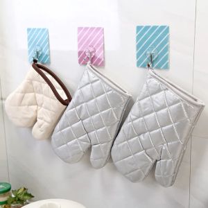 Heat Resistant Anti-Scalding Single Gloves Kitchen Cooking Microwave Gloves Baking BBQ Potholders Oven Mitts Kitchen Supplies