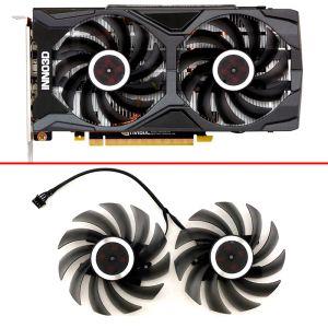 Soğutma 2pcs 85mm 4pin Soğutma Fanı RTX2060 GTX1660 CF12915S Inno3D GTX 1660 2060 Süper 6GB İkiz X2 Video Grafik Kartı Fanları için GPU FAN