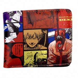 high Quality Popular Chainsaw Man Wallet With Coin Pocket Card Holder For Men's Women's Purse W1bD#