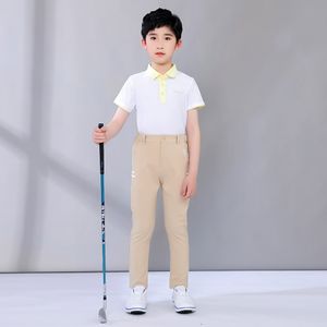 Tygj Children's Golf Abiti da golf maglietta a maniche corte per esterni sport all'aperto tops a secco rapido tops in giro per la polo casual