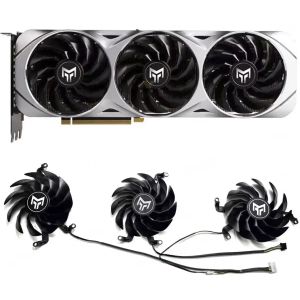 Pads New GPU fan 4PIN DC 12V 0.5A 88MM suitable for Galaxy RTX3090 3080 3070 3060TI KFA2 3090 3080 3070 3060TI graphics card cooling